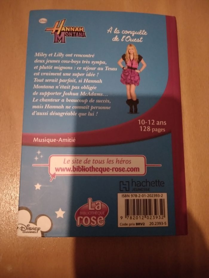 Livre neuf "hannah Montana à la conquête de l'ouest" - photo numéro 2