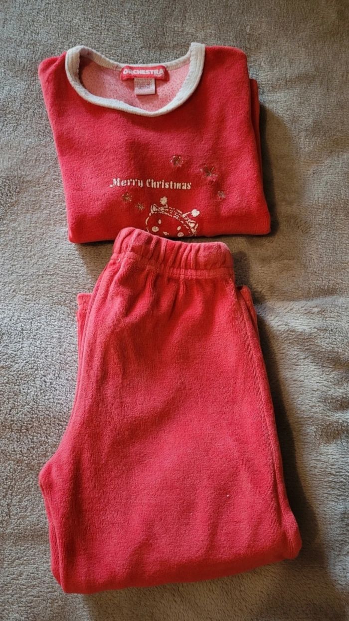Pyjama de Noël "merry christmas" taille 2 ans orchestra - photo numéro 3
