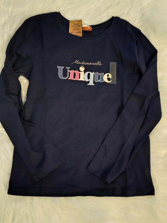Neufs (non portés)😍😍 sweat et teeshirt ML 10 ans fille 🩷🩷🩷 - photo numéro 4