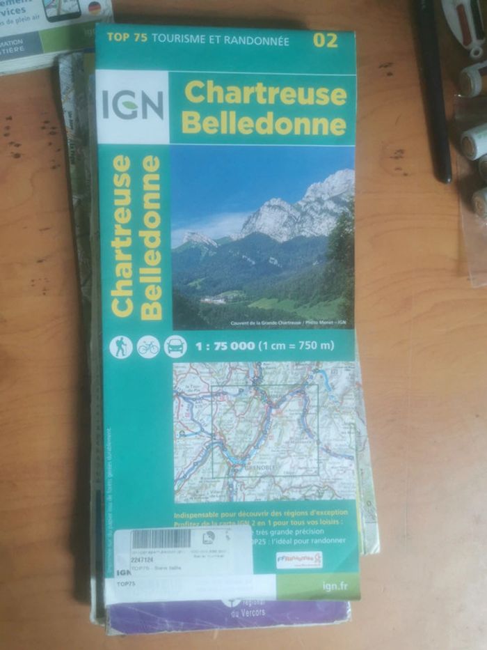 Lot de carte ign - photo numéro 6