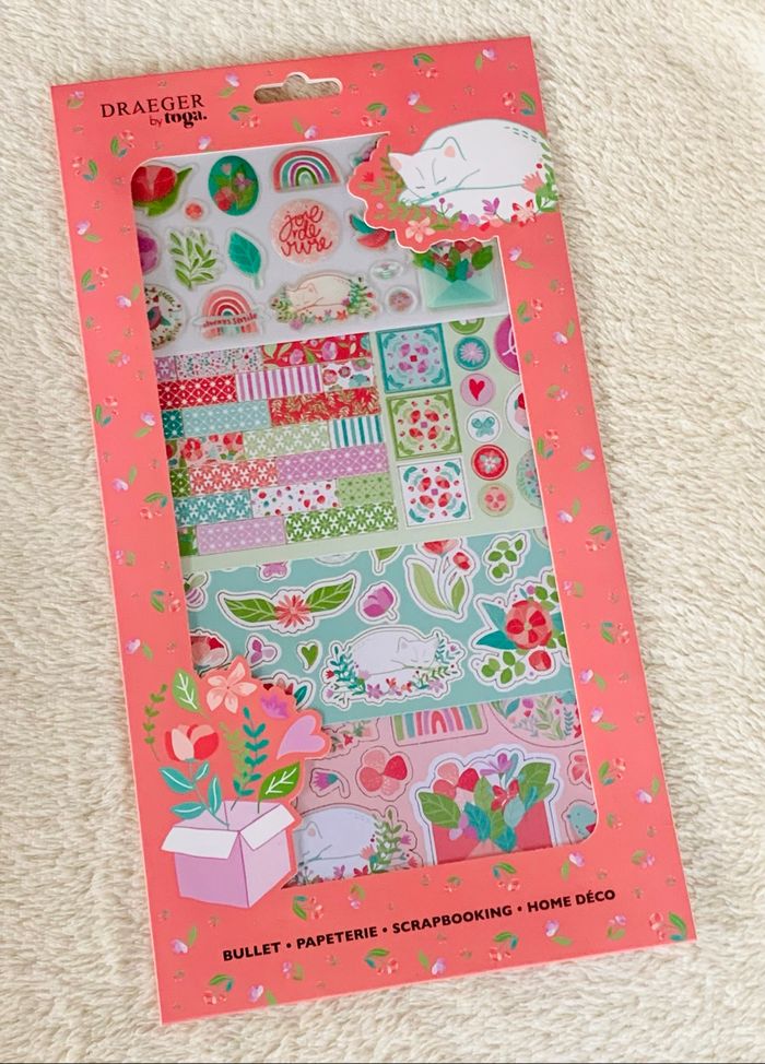 Kit décoration fleurs pour Scrapbooking