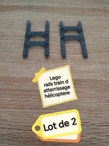Lego lot 2 train d atterrissage hélicoptère
