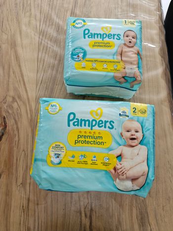 Couches pampers premium