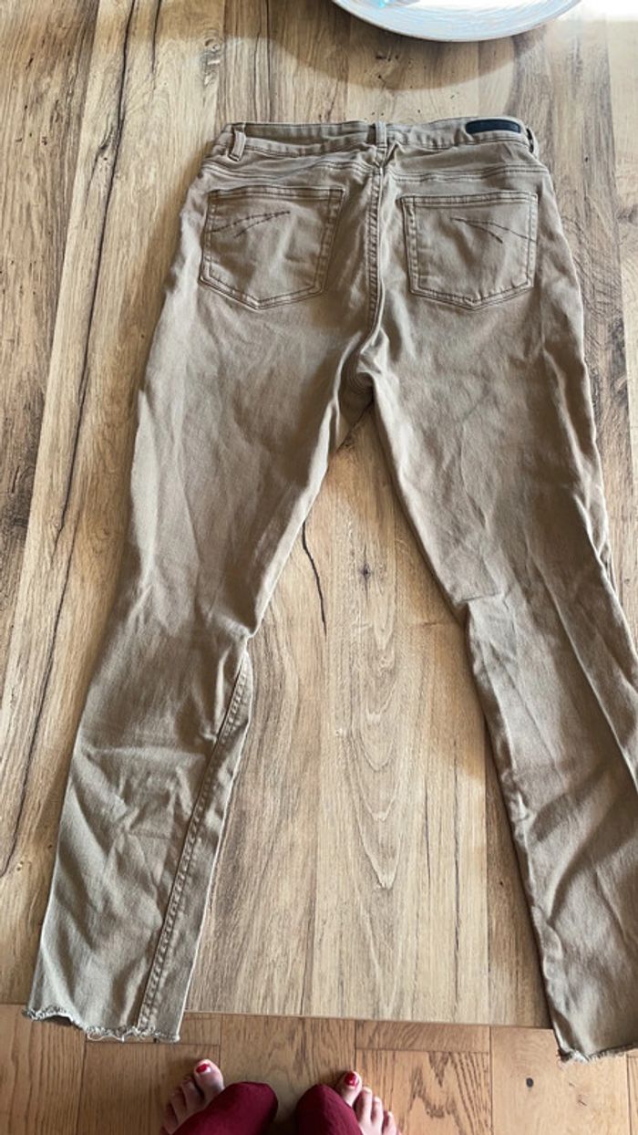 Jean Pimkie beige 36/38 - photo numéro 2