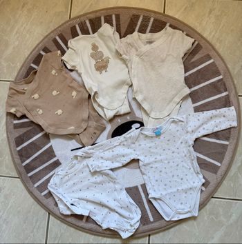 Lot de bodies bébé garçon