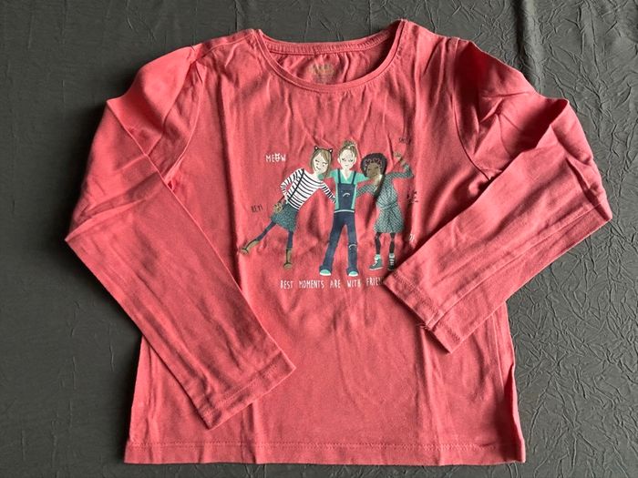 Lot de 5 t-shirts manches longues petite fille « Kiabi » - photo numéro 5