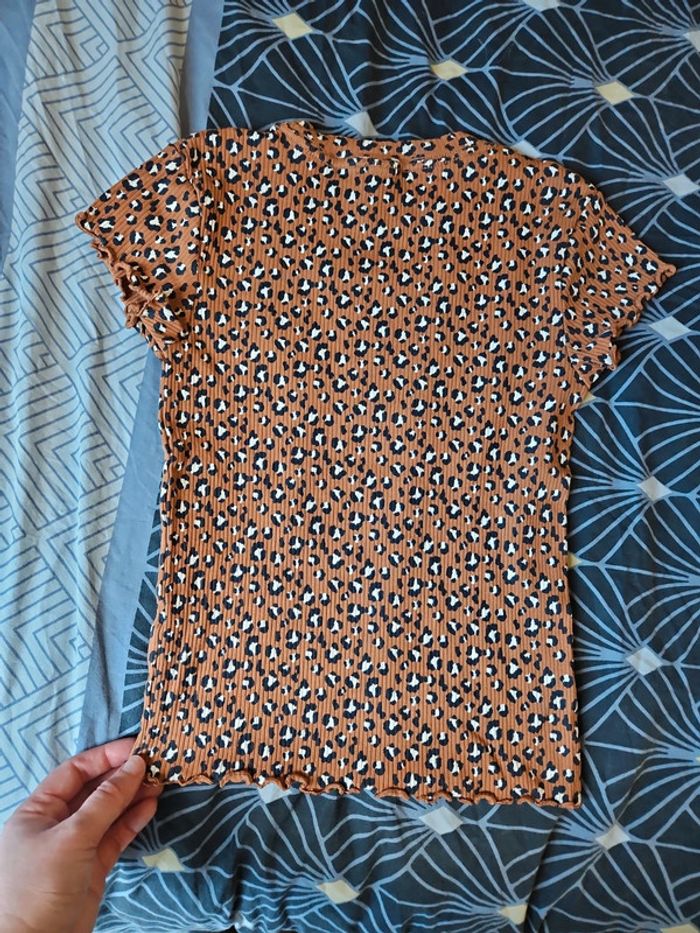 Tee-shirt tape à l'œil léopard 10 ans - photo numéro 4