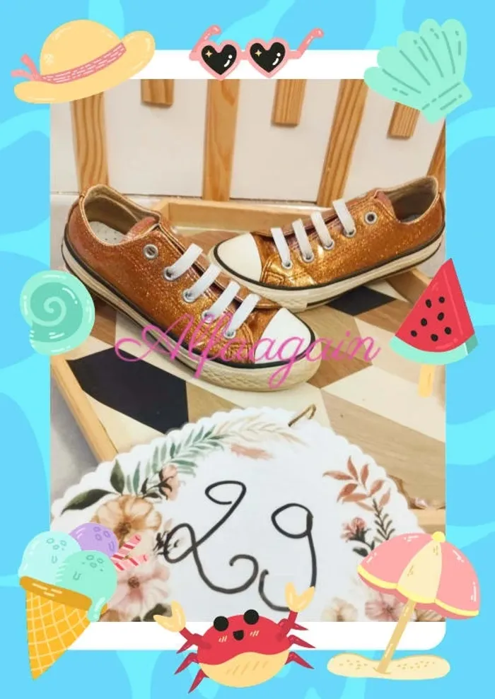Baskets converse all star paillettes 29