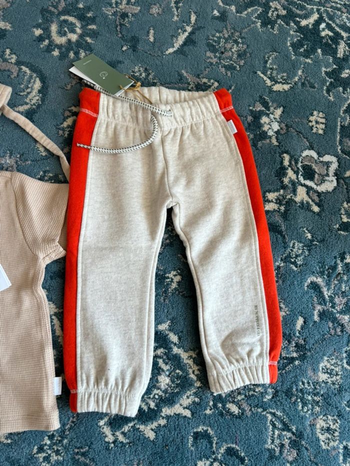 Lot de vêtements pantalon jogging, t-shirt et chapeau pour bébé garçon 6 mois Noppies 60€ - photo numéro 3