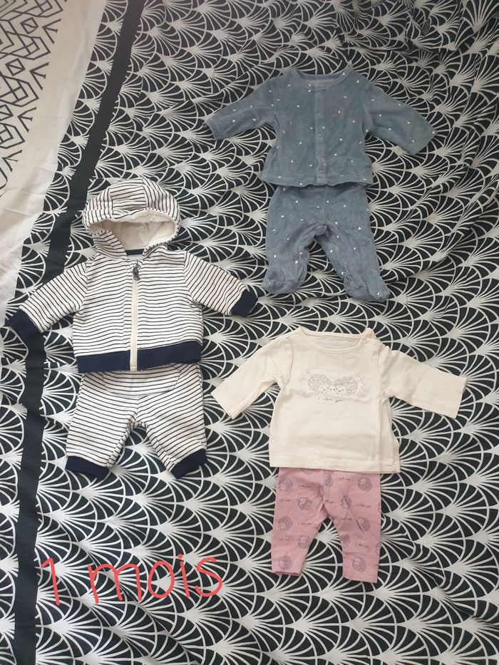 Lot bébé fille 1 mois - photo numéro 3
