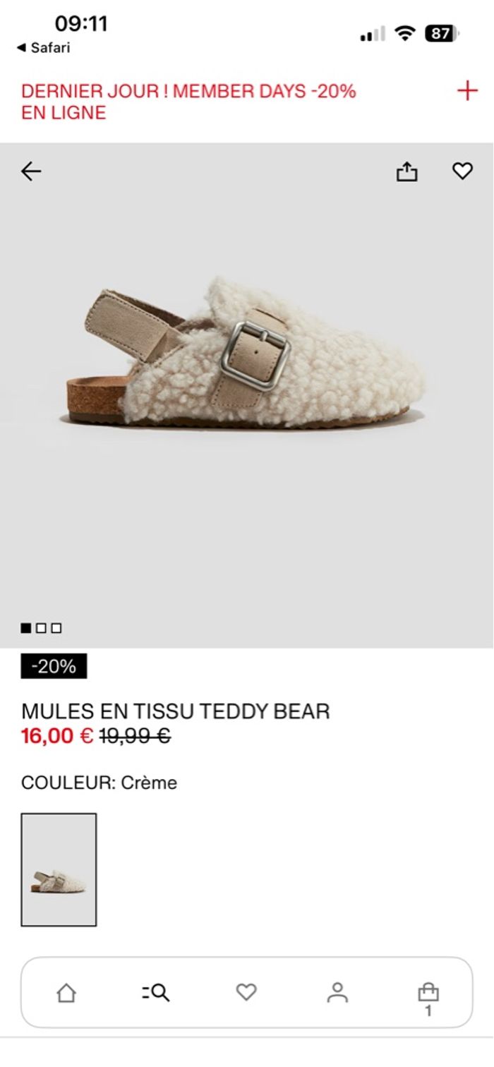 Chaussons / mules Teddy bear - photo numéro 4