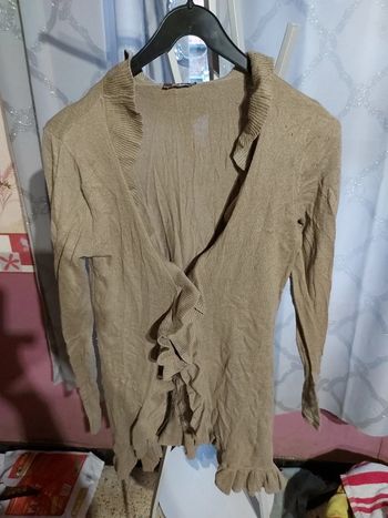 Gilet à frou frou