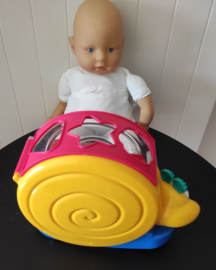 🐌 Jouet d’éveil escargot – Trieur de formes musical - photo numéro 4