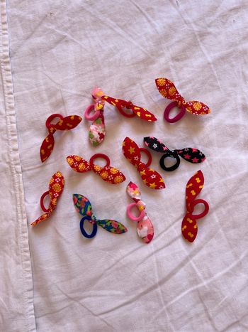 Lot élastique cheveux