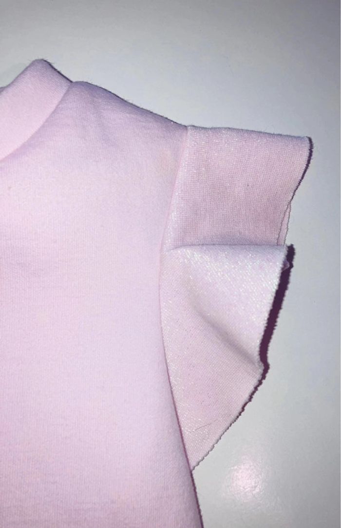 Robe lili gaufrette rose / paillette / arc en ciel 2 ans - photo numéro 10