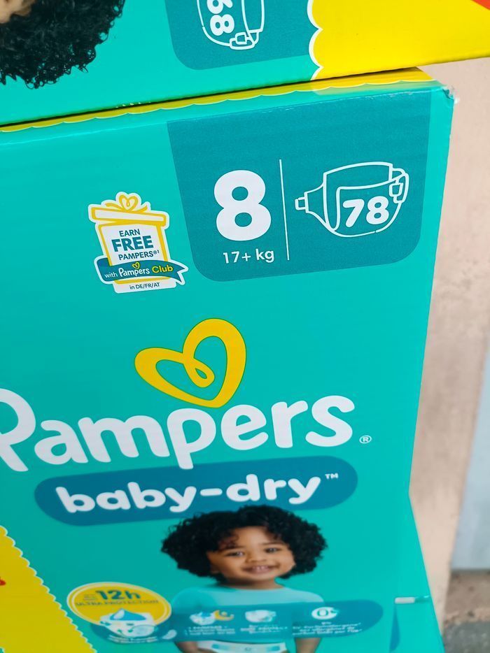Couches Pampers Baby-Dry Taille 8 - photo numéro 4