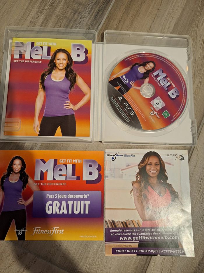 jeu playstation PS3 get fit with Mel B - complet - photo numéro 2