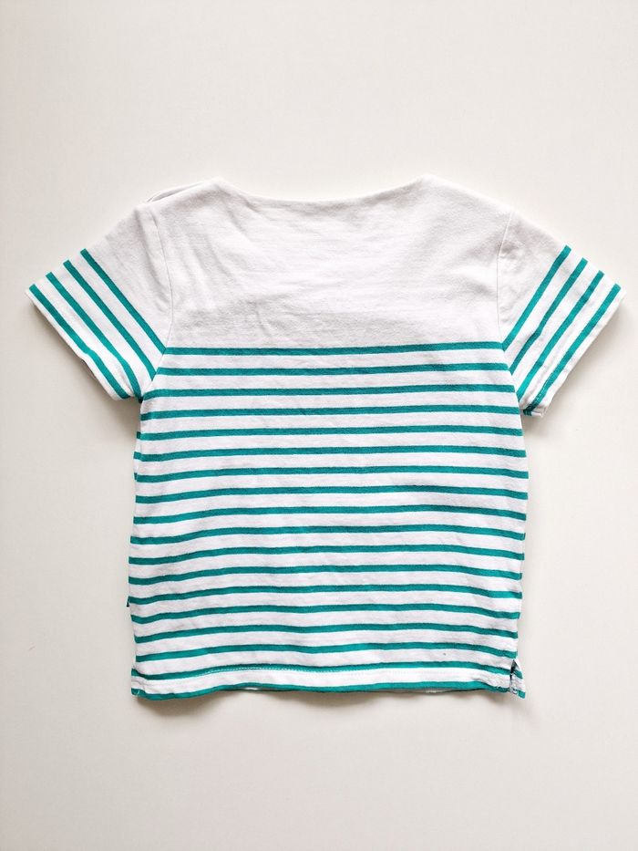 Obaïbi - Tee-shirt épais, manches courtes - Marinière - photo numéro 3