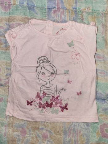 Tee-shirt fille 6 mois