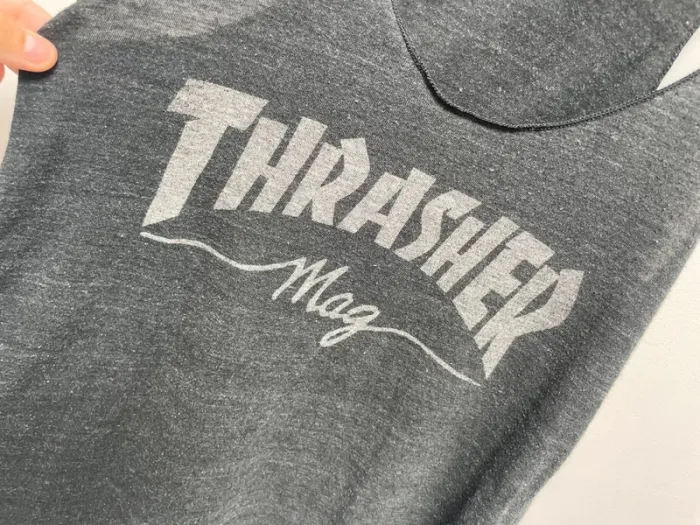 Thrasher Mag skateboard grey racerback tank top Womens S - photo numéro 5