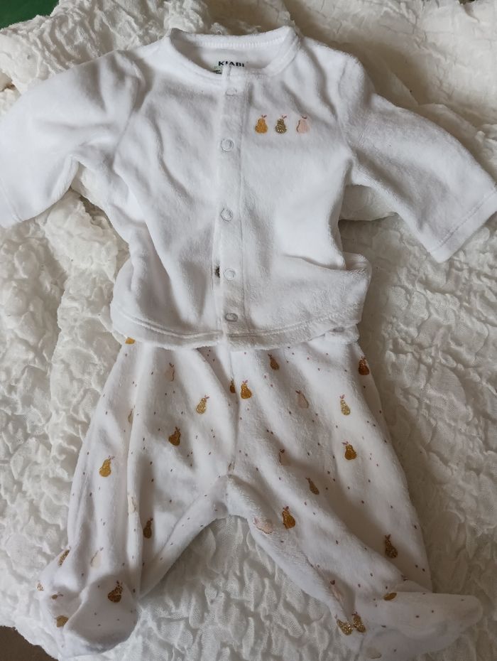 Pyjama bébé velours d'éponge