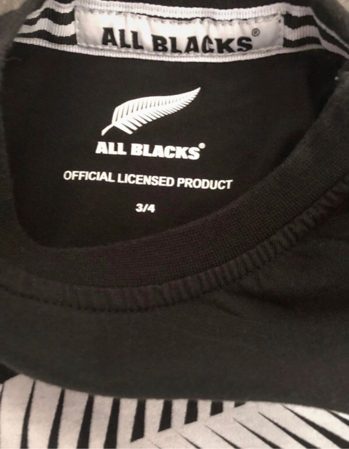 T-shirt All Blacks 4 ans - photo numéro 3