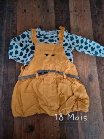 Ensemble robe et haut manches longues 18mois