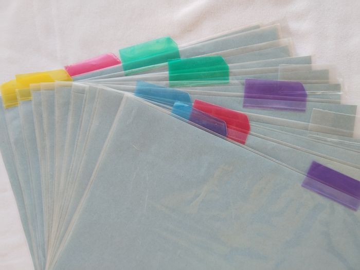 Lot Classeur souple Pochettes transparents Porte-vue Intercalaires - photo numéro 7