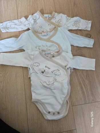 Lots de 3 bodies disney