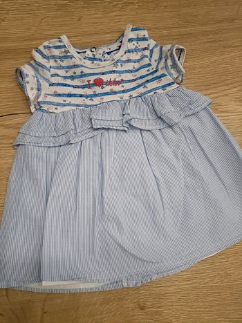 Robe bleue - 6 mois - IKKS