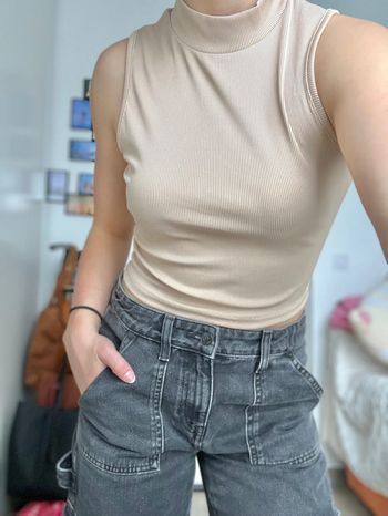 Débardeur beige