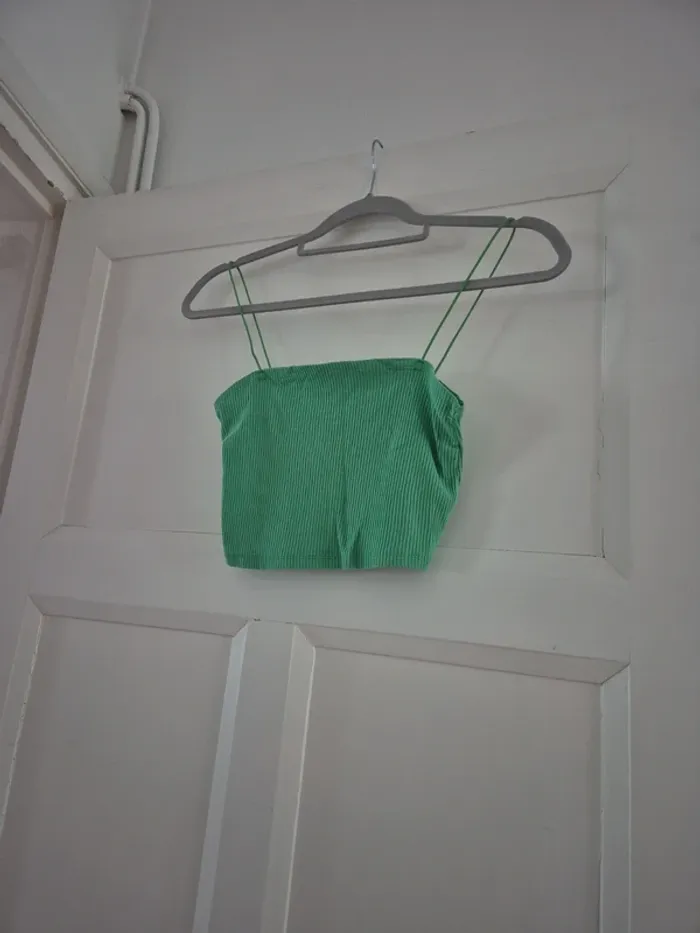 Crop top h&m vert