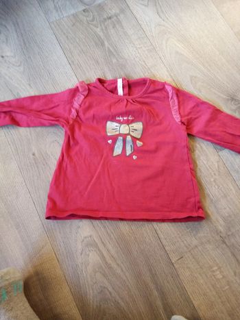 Haut fille longues manches