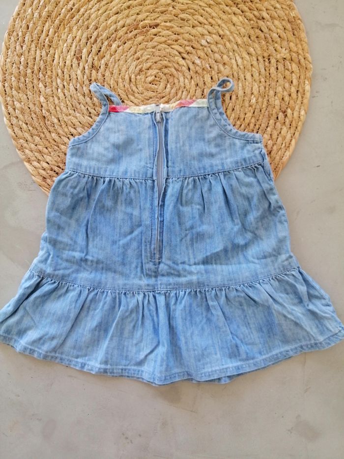Robe Jean à bretelle Sergent Major 6 mois - photo numéro 2