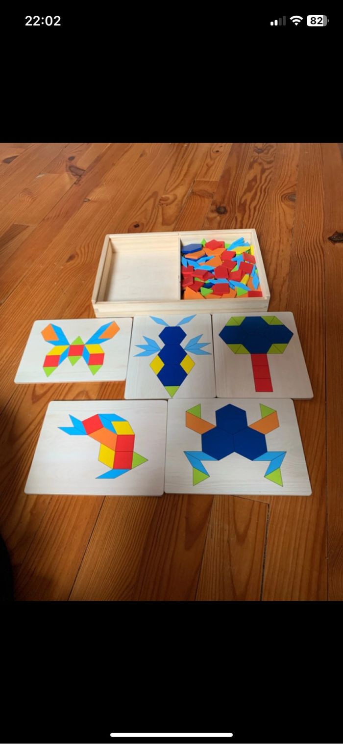 Jeu de mosaïque en bois - photo numéro 5