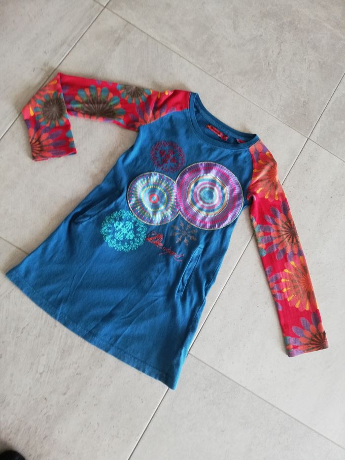 7-8 ans fille robe tunique desigual