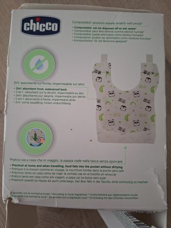 Bavoirs jetables biodégradables 