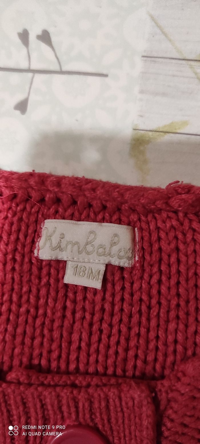 Lot 2 gilets Kimbaloo 18 mois - photo numéro 5