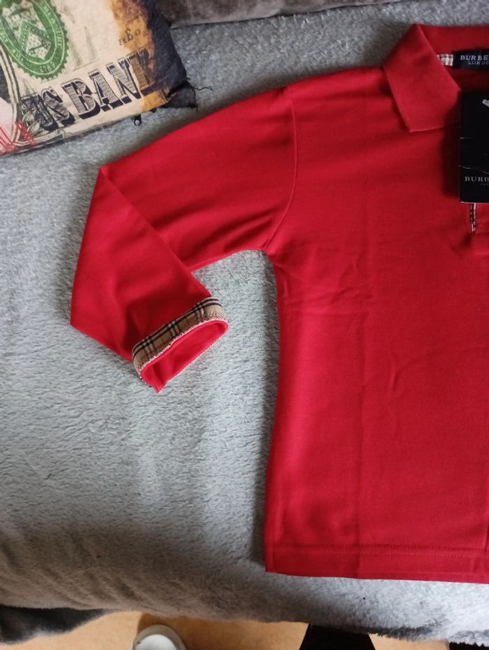 Polo manches 3/4 garçons taille 10 ans neuf - photo numéro 3