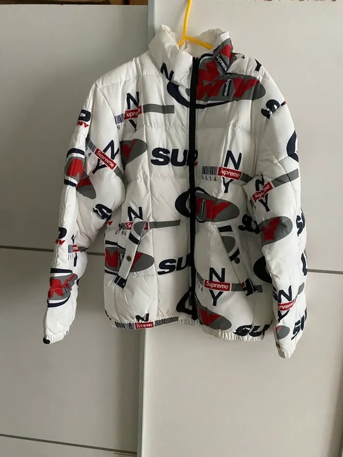 Puffy Supreme NY veste réversible blanc