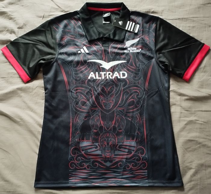 Maillot Adidas de l'équipe nationale de rugby des All-Blacks de Nouvelle Zélande adulte neuf (taille XL) , jamais porté, avec étiquette