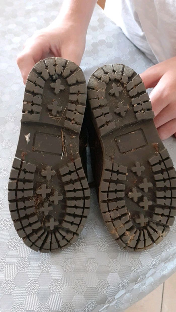 Chaussures montantes marron taille 26 - photo numéro 4