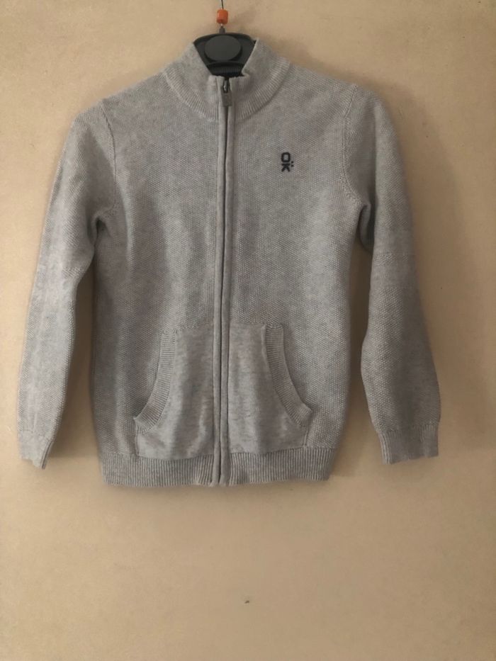 Gilet blanc 6 ans Okaidi - photo numéro 4