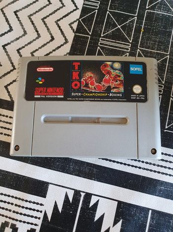 Jeu video  super Nintendo TKO 🎮 boxe