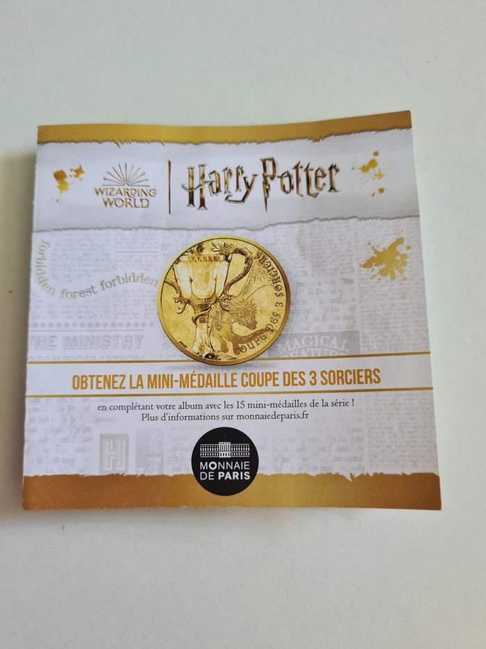 Médaille monnaie de Paris Harry Potter - photo numéro 3