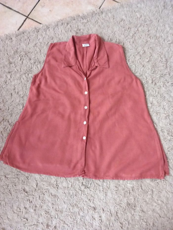 🚪tunique longue T42 coton lin