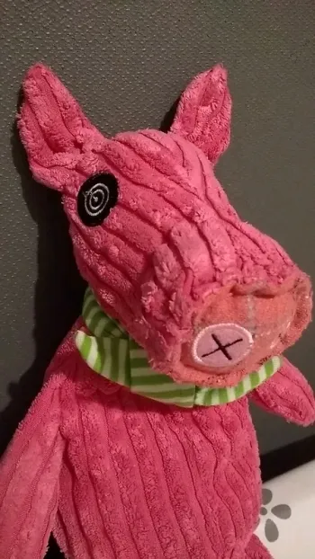 Peluche doudou Deglingos cochon