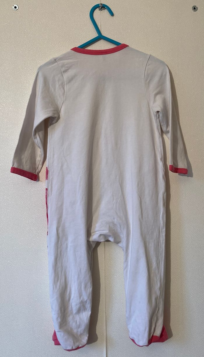 pyjama grenouillère légère imprimé fleurs taille 18 mois - photo numéro 3