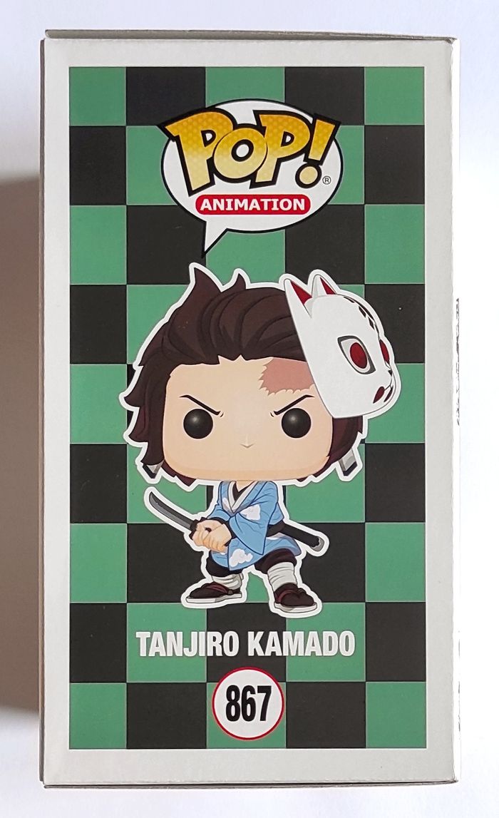 Funko POP Tanjiro Kamado Mask #867 Exclusive - Demon Slayer - Figurine Vinyle - photo numéro 3