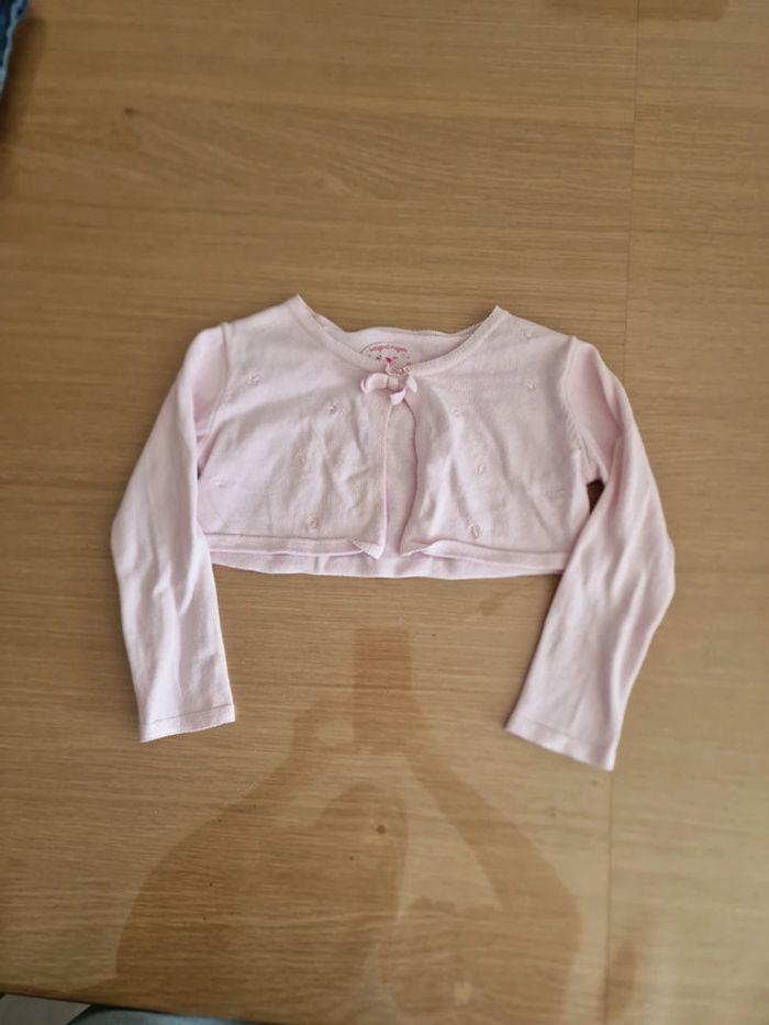 Bolero rose pâle sergent major